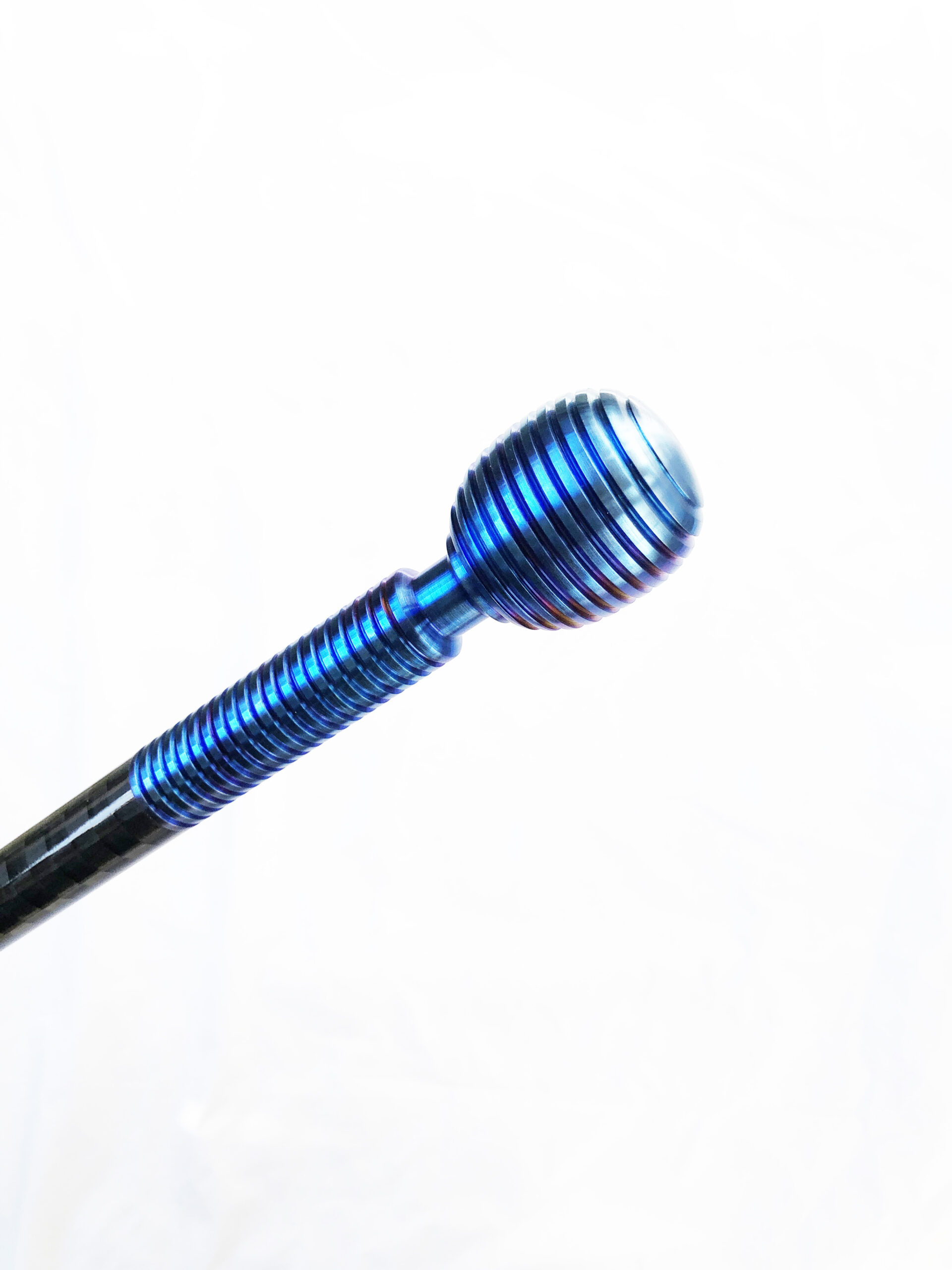 SOLD OUT - Handcrafted Titanium & Carbon Fiber Walking Cane — One of a Kind 3 Unique Titanium Walking Cane