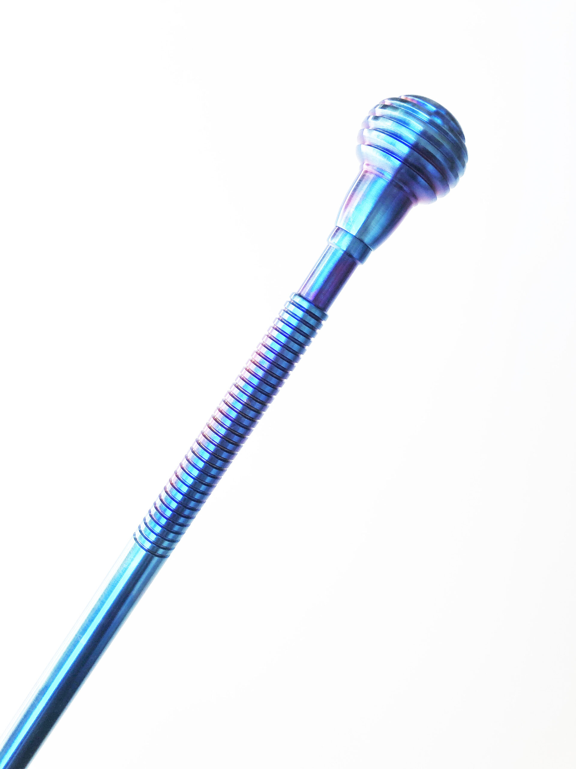 SOLD OUT - Solid Titanium Walking Cane — Handcrafted 8 Unique Titanium Walking Cane
